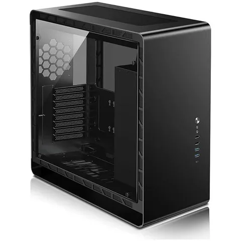 Jonsbo UMX6S E-ATX Midi-Tower Tempered Glass Negru