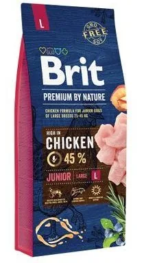 Hrana Uscata Pentru Caini Brit Premium By Nature Junior L 3kg
