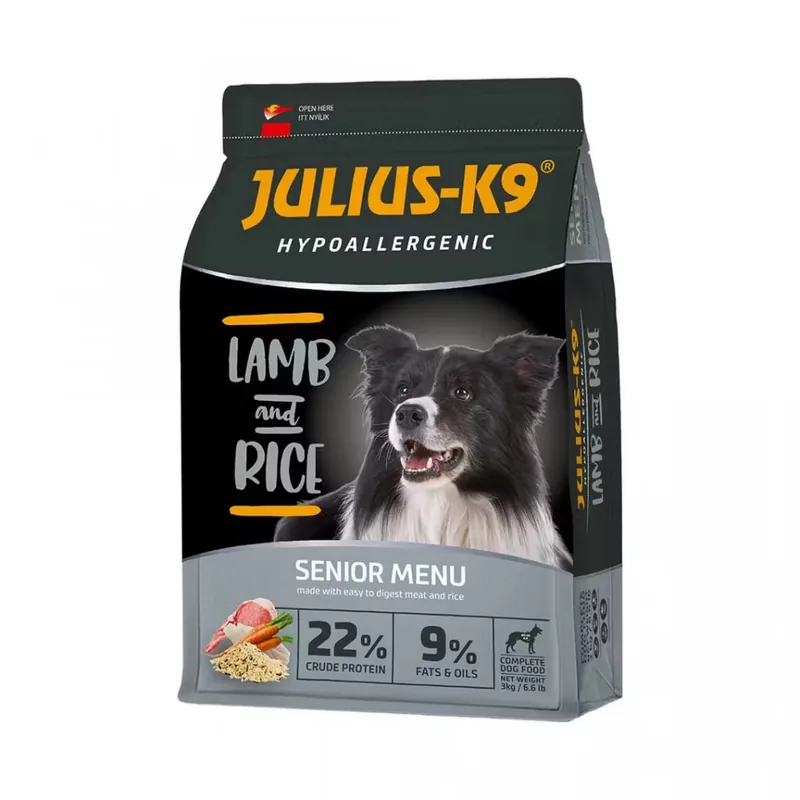Hrana Uscata pentru Caini Julius K9 Senior Hipoalergenica Miel & Orez 12kg