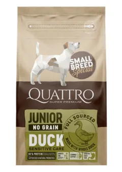 Hrana Uscata pentru Caini Quattro Dog Small Breed No Grain Junior 1,5kg