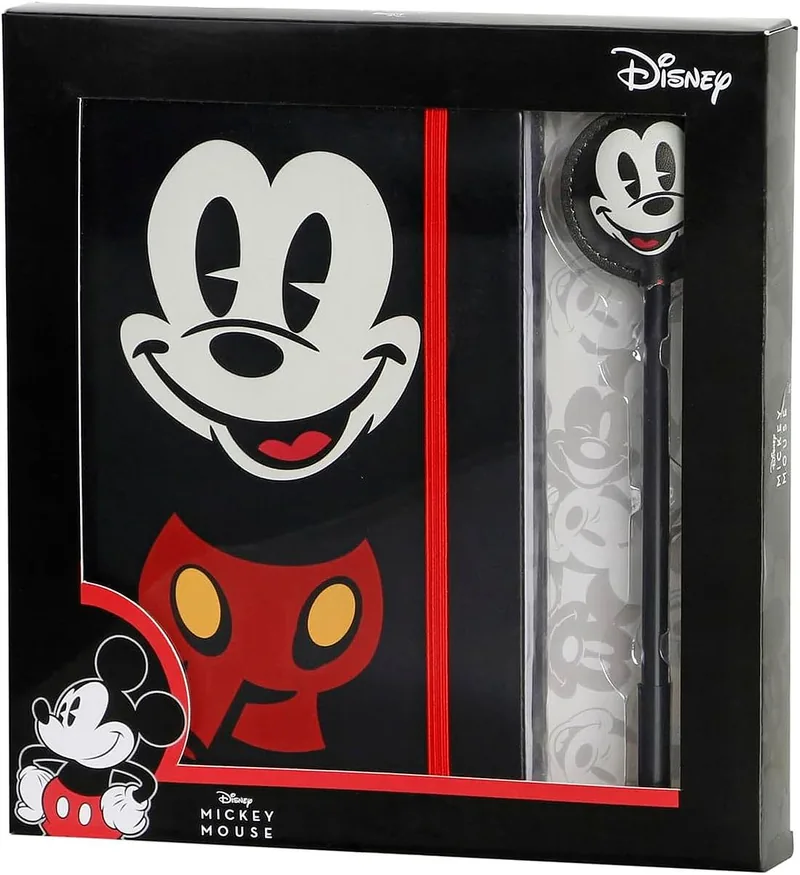 Jurnal cu Pix Karactermania Mickey Mouse Face 100 Pagini
