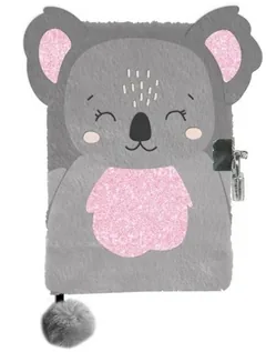 Jurnal de Pluș Paso Koala A5 96 File cu Lacăt