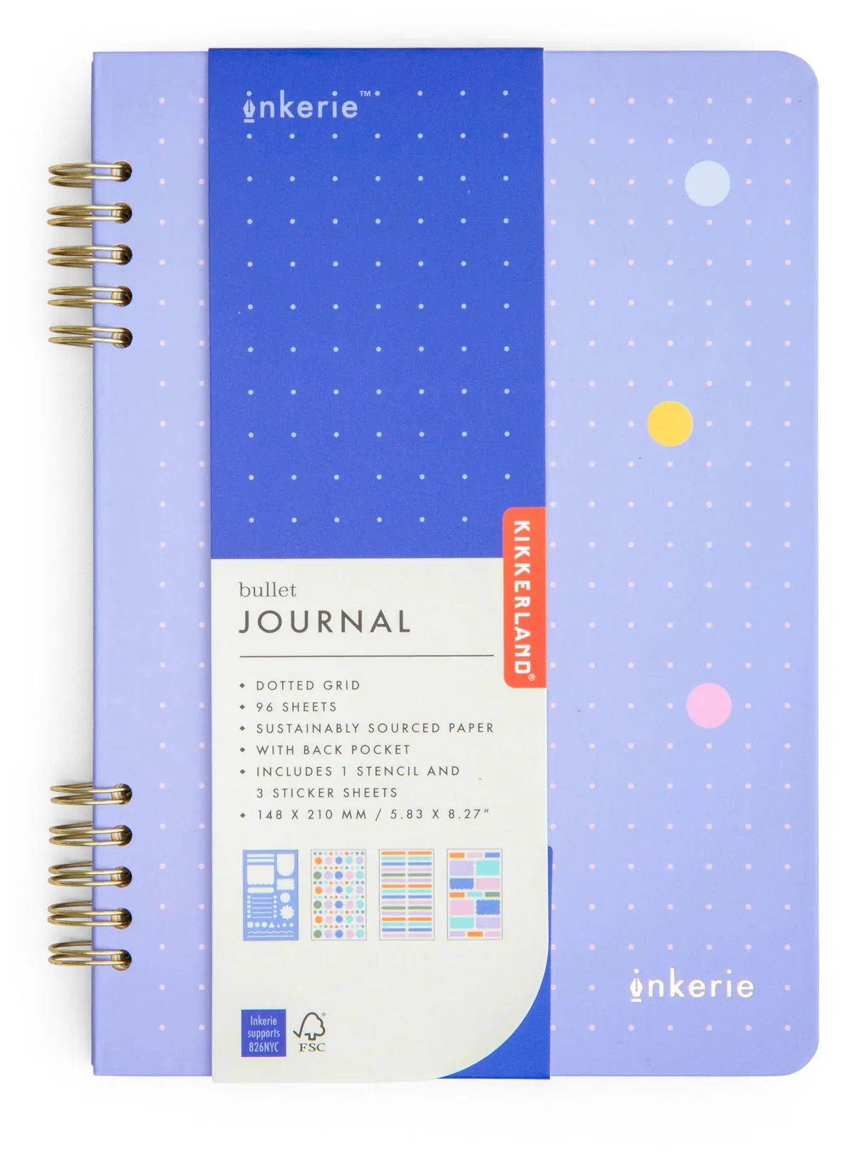 Jurnal Kikkerland Inkerie Bullet 192 Pagini