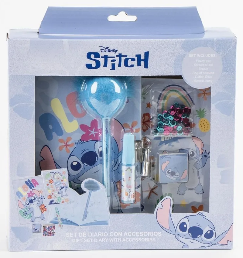 Jurnal Secret Cerda Stitch Cu Accesorii