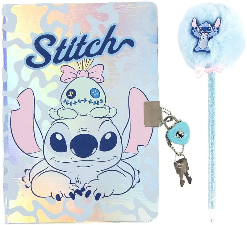 Jurnal Secret Cerda Stitch cu Lacat si Pix