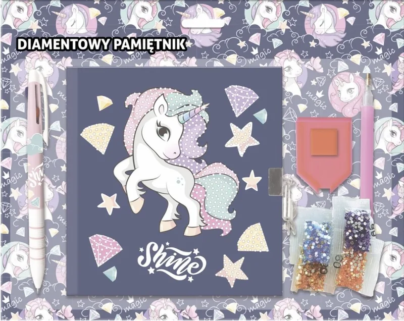 Jurnal Secret cu Diamante Derform Unicorn