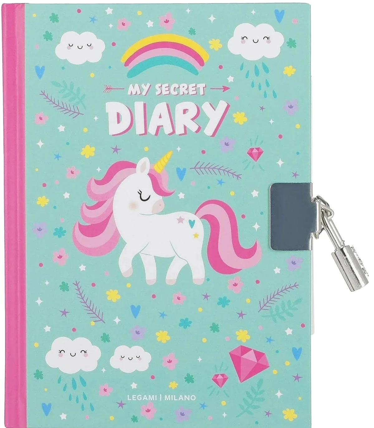 Jurnal Secret cu Lacat Legami Unicorn