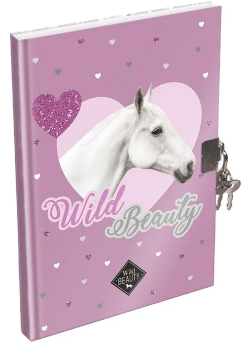 Jurnal Secret cu Lacăt Lizzy Card Wild Beauty A5 Mov