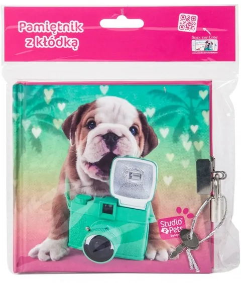 Jurnal Secret cu Lacat Paso Studio Pets Catel in Vacanta