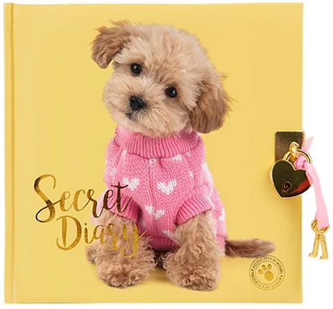 Jurnal Secret cu Lacăt Studio Pets Cookie the Poodle