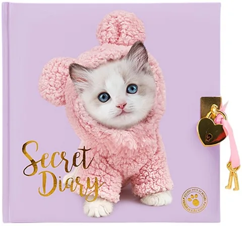 Jurnal Secret cu Lacăt Studio Pets Kitty Mousy