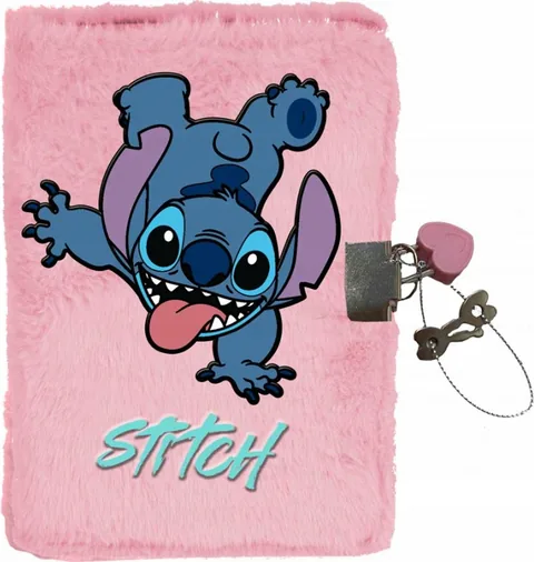 Jurnal Secret de Pluș Paso Stitch A5 Roz