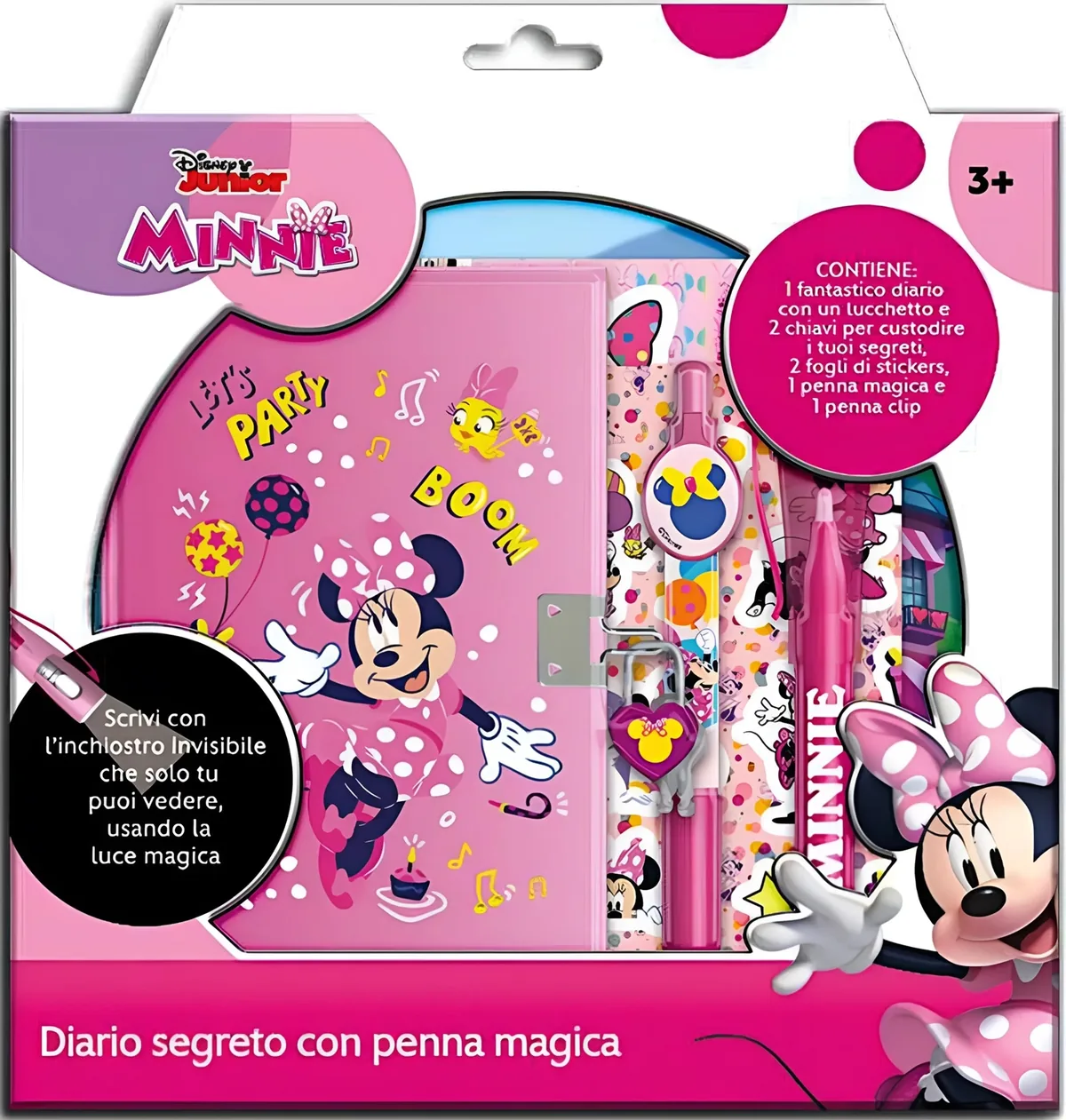 Jurnal Secret Disney Minnie cu Stilou Invizibil