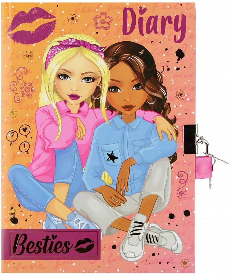Jurnal Secret Moxy Besties A5 60 Foi cu Cheie