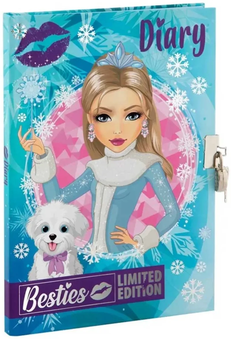 Jurnal Secret Moxy Besties A5 cu Lacăt și Cheie