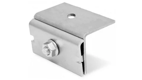 K2 Solid Rail Clema Acoperis Tabla Falt Dublu Otel Inoxidabil A2 3.5mm