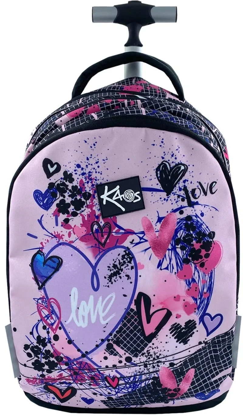 Kaos Rucsac pe Roți 2 în 1 Pink Love