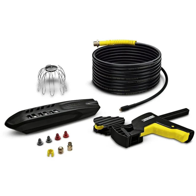 Kit de Curatare Jgheaburi și Tevi Karcher 2.642-240.0 20m Negru