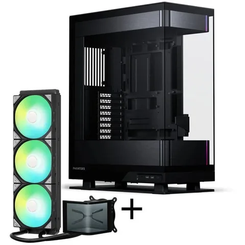 King Kits Carcasa Evolv X2 si Cooler AiO TRYX PANORAMA SE ARGB Negru