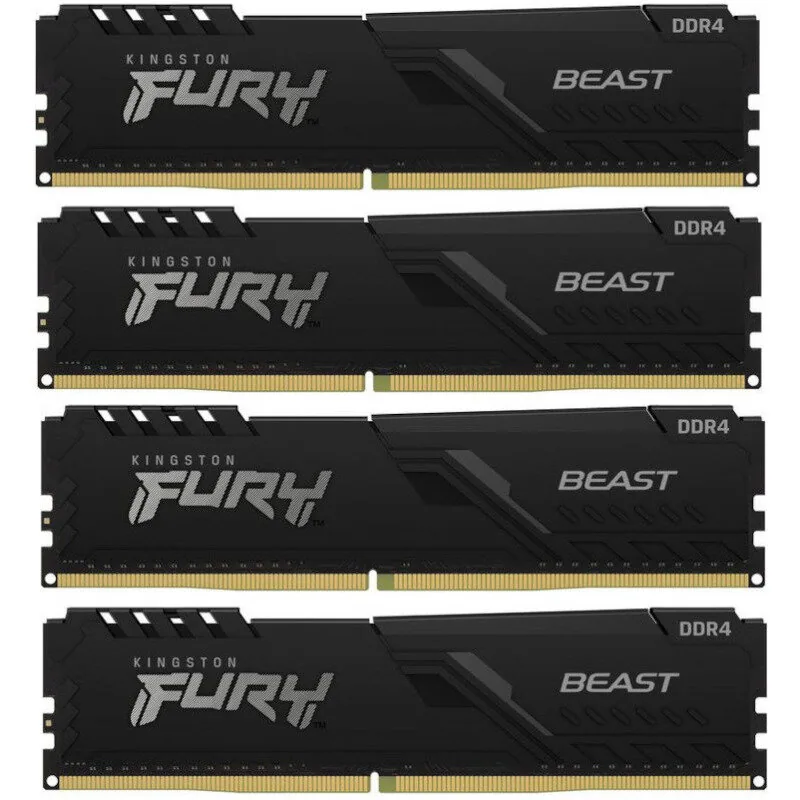 Kingston FURY Beast 128GB DDR4 3600MHz CL18 Quad Channel Kit