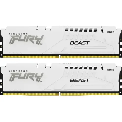 Kingston FURY Beast 32GB (2x16GB) DDR5 6000MHz CL30 EXPO Alb