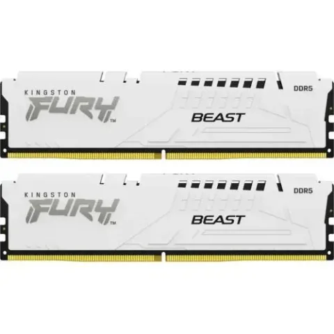 Kingston Fury Beast 64GB DDR5-5200MHz CL40 Alb Dual Channel