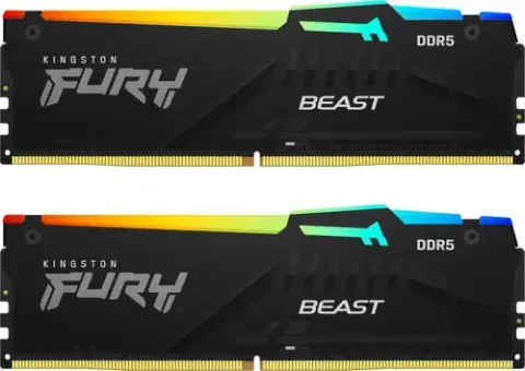 Kingston FURY Beast Black RGB 32GB DDR5 6000MHz CL30