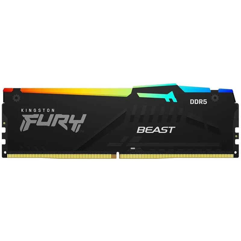 Kingston FURY Beast Black RGB 64GB (2x32GB) DDR5 5600MHz CL40