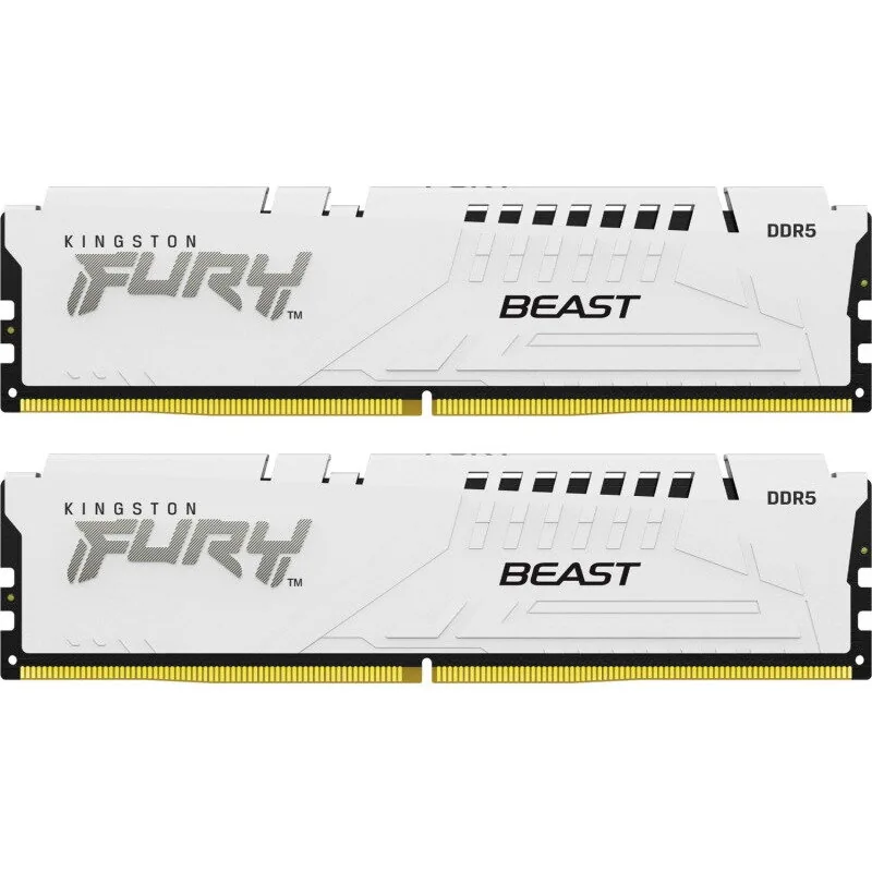 Kingston FURY Beast DDR5 32GB 5200MHz CL40 White Dual Channel Kit