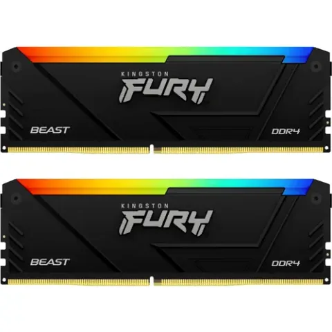 Kingston FURY Beast RGB 32GB DDR4 3200MHz CL16 Kit 2x16GB