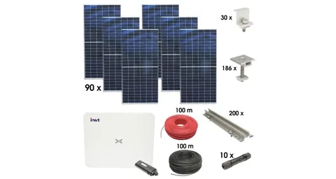 Kit Sistem Solar Fotovoltaic Breckner Germany 40KW Trifazic 90x450W Prosumator