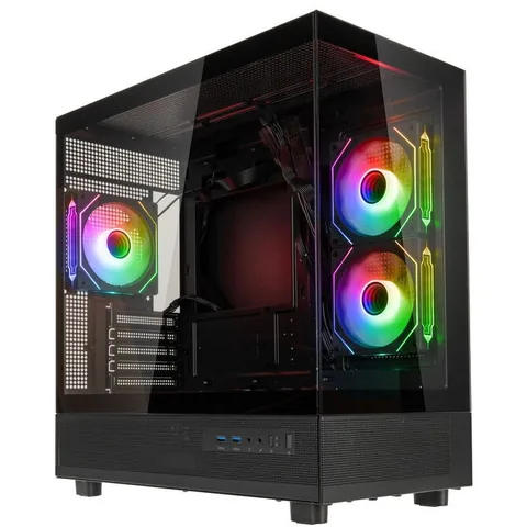 Kolink GSI SmartAssembly ARGB Glass Micro-ATX 650W Bronze Negru