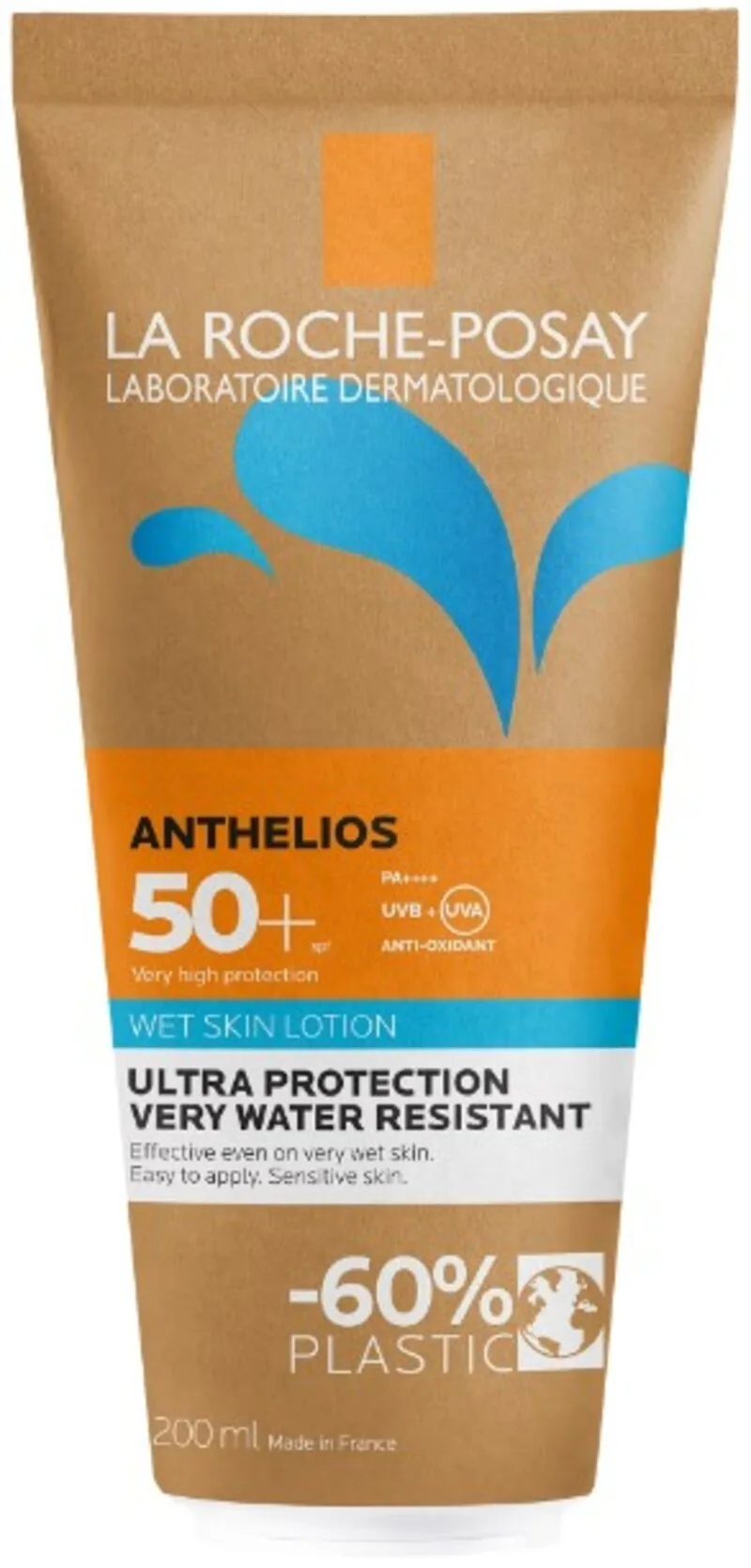 Loțiune de Protecție Solară La Roche-Posay Anthelios Wet Skin SPF50+ 200ml