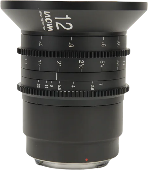 Laowa 12mm T2.9 Zero-D Cine Canon RF Feet