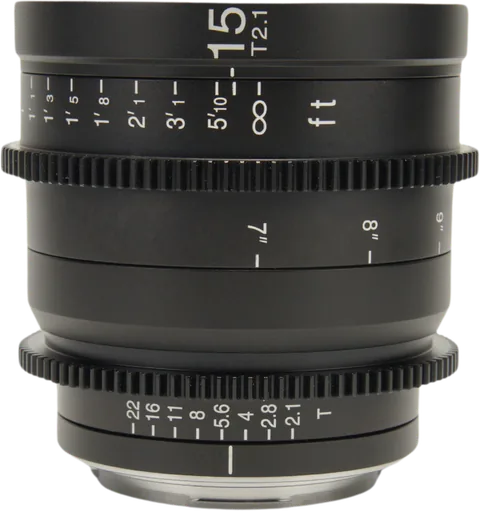 Laowa 15mm T2.1 Zero-D Cine Lens Canon RF Marcare Picioare