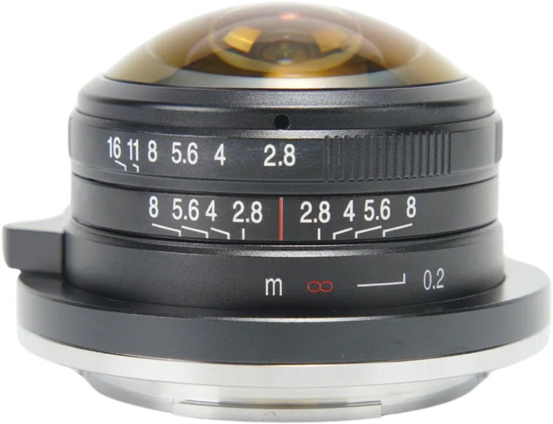 Laowa 4mm f/2.8 Fisheye Fuji X 210 Grade