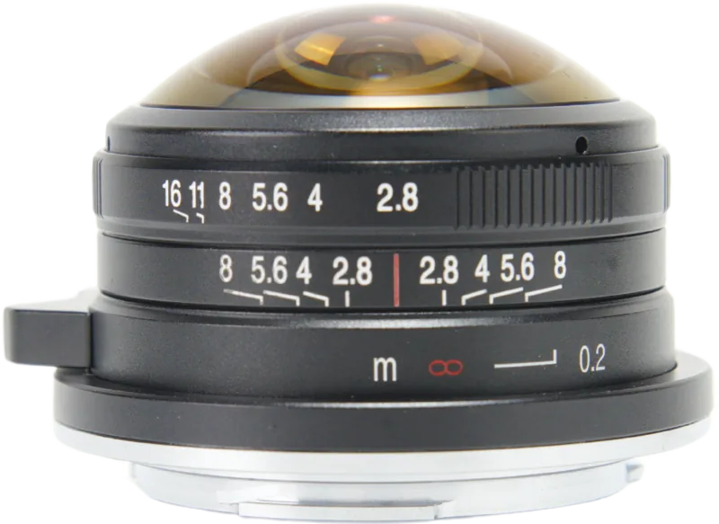 Laowa 4mm f/2.8 Fisheye MFT Focalizare Manuala