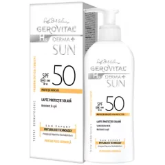 Lapte de Protectie Solara Farmec Gerovital H3 Derma+ Sun SPF50 150ml