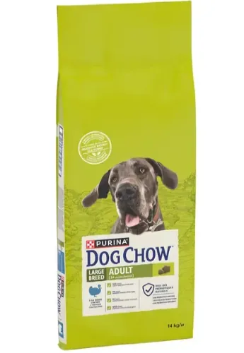 Hrana Uscata pentru Caini Dog Chow Adult Large Breed Curcan 2.5kg