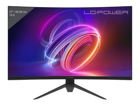LC-Power LC-M27FC 27inch VA LED Full HD 1ms Curbat Negru