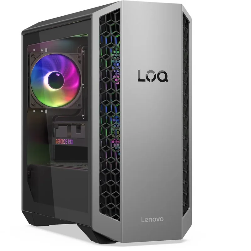 Lenovo LOQ Tower 26ADR10 Ryzen 7 8745HX 32GB 1TB SSD RTX 5070 Windows 11 Home Negru Gri