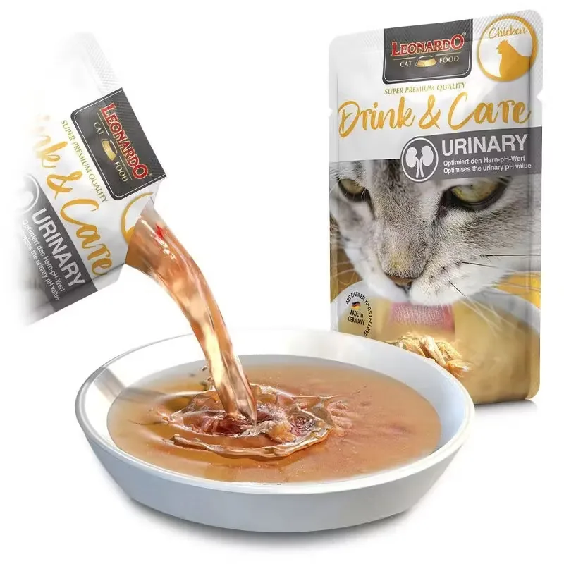 Hrana Complementara Lichida Pisici Leonardo Drink & Care Urinary Pui 40g