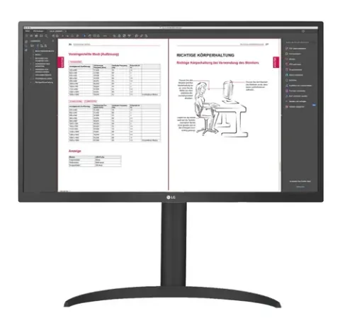 LG 27BP55U-B Pivot Negru