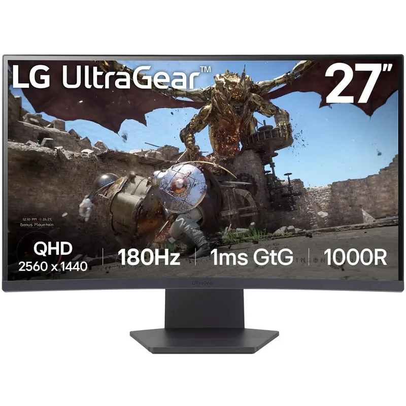 LG UltraGear 27GS60QC Negru