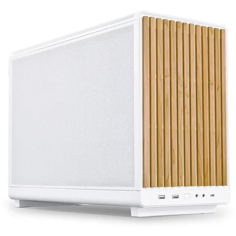 Lian Li DAN Cases A3-mATX Wood Edition Alb