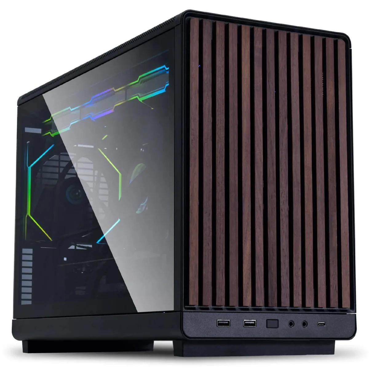 Lian Li DAN Cases A3 Wood Edition Negru