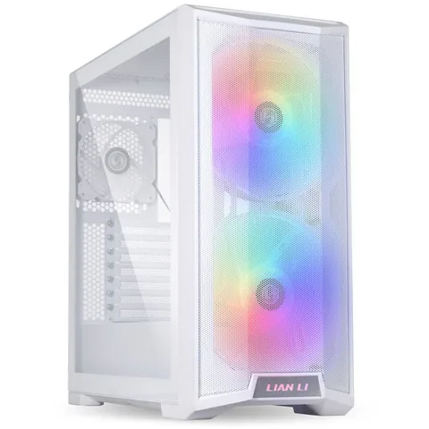 Lian Li LANCOOL 215 ARGB Tempered Glass Alb