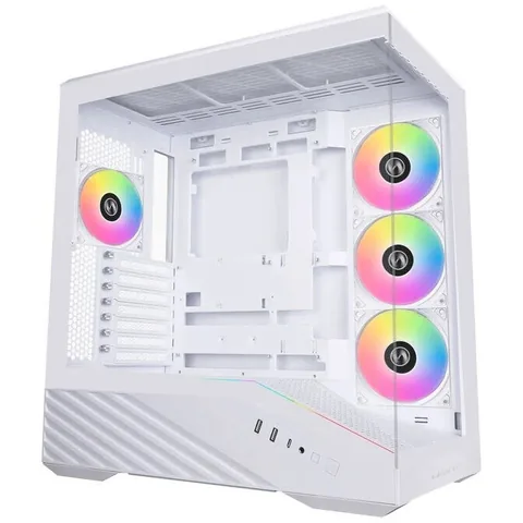 Lian Li Vector V100 RGB Sticla Temperata Alb