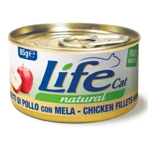 Hrana Umeda pentru Pisici Life Natural Life Cat File de Pui si Mar 85g