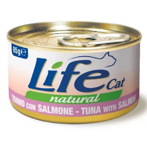 Hrană Umedă pentru Pisici Life Natural Life Cat Ton si Somon 85g